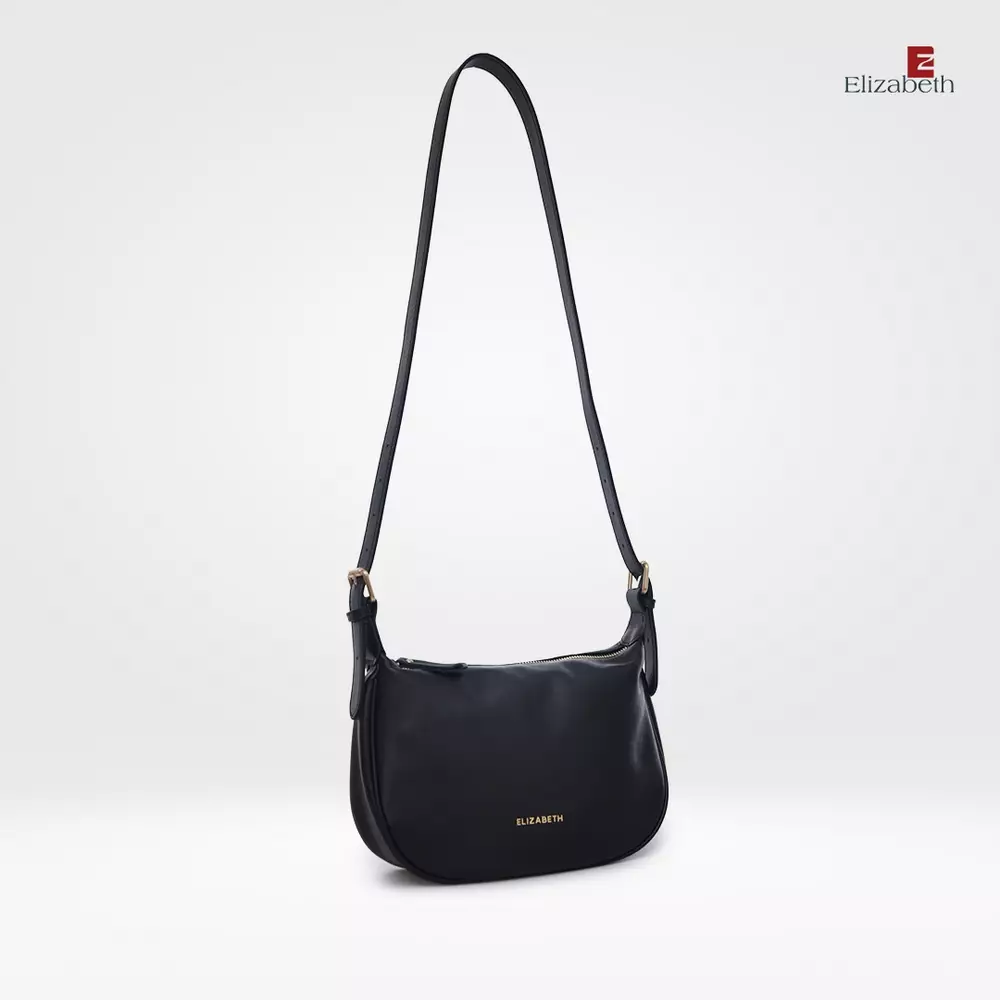 Tas Elizabeth Genuine Leather Sling Bag 0720-0471 Black