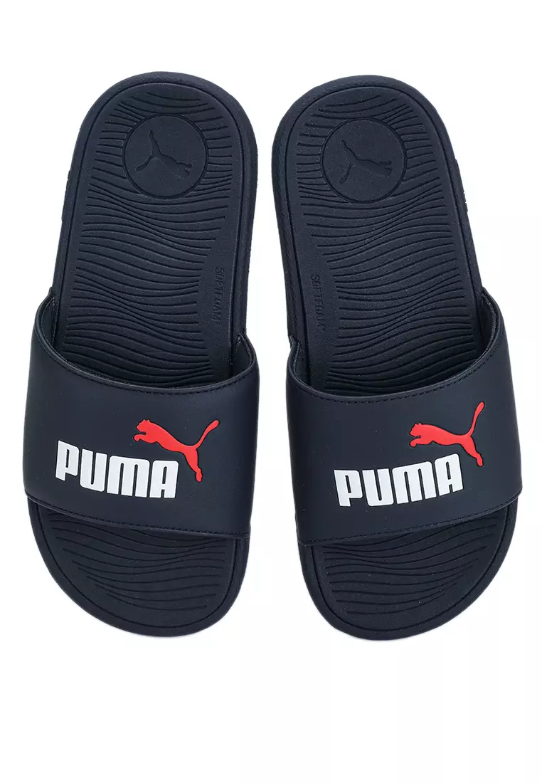 Navy blue clearance puma slides