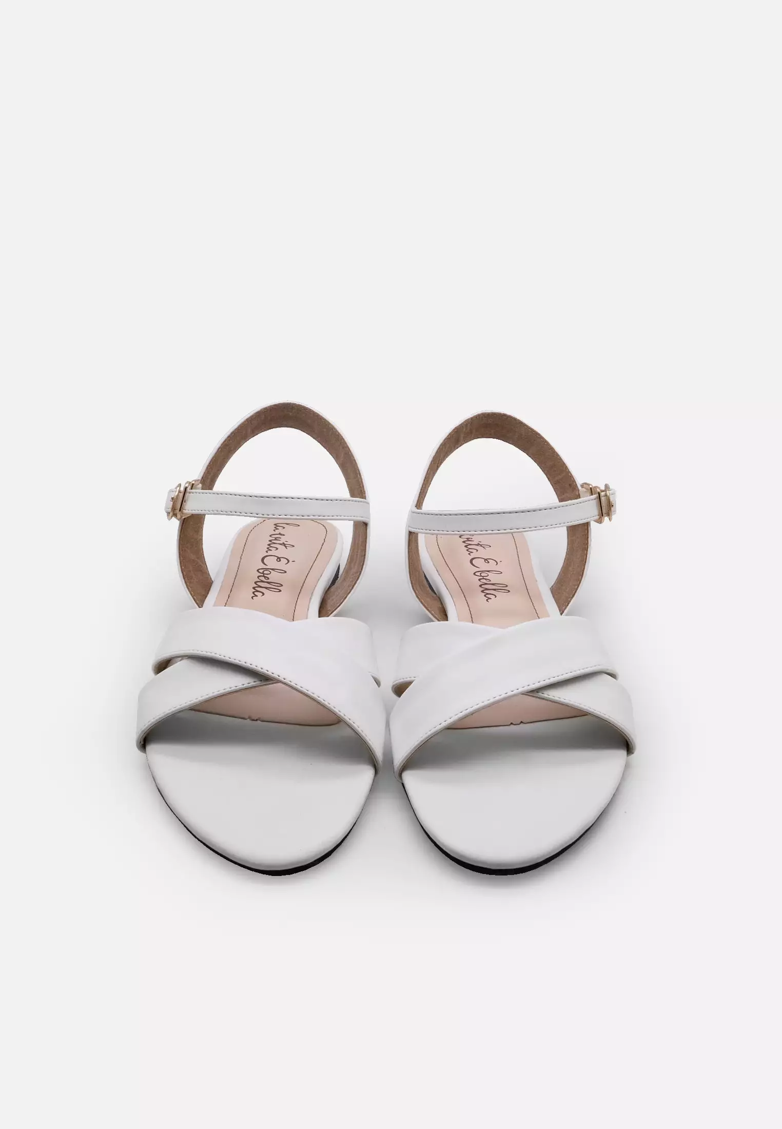 Sunny Ankle Strap Sandal Flat Wanita Vegan Leather