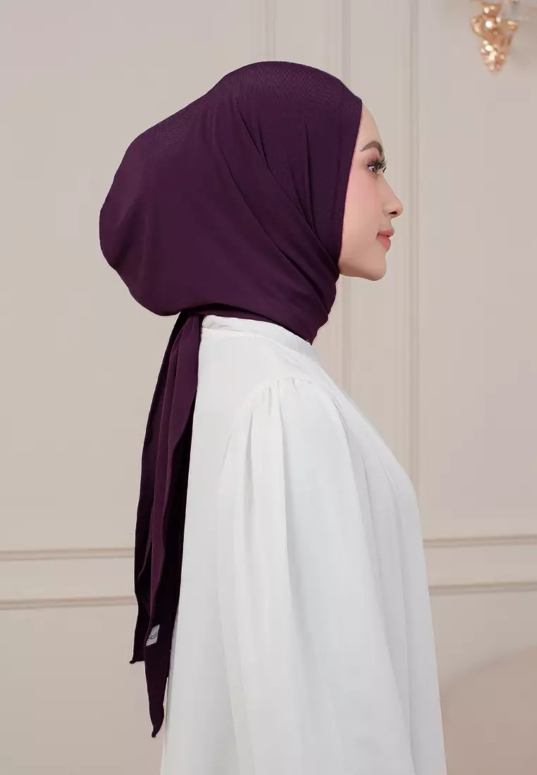HIJAB INSTAN QIARA - DARK PURPLE