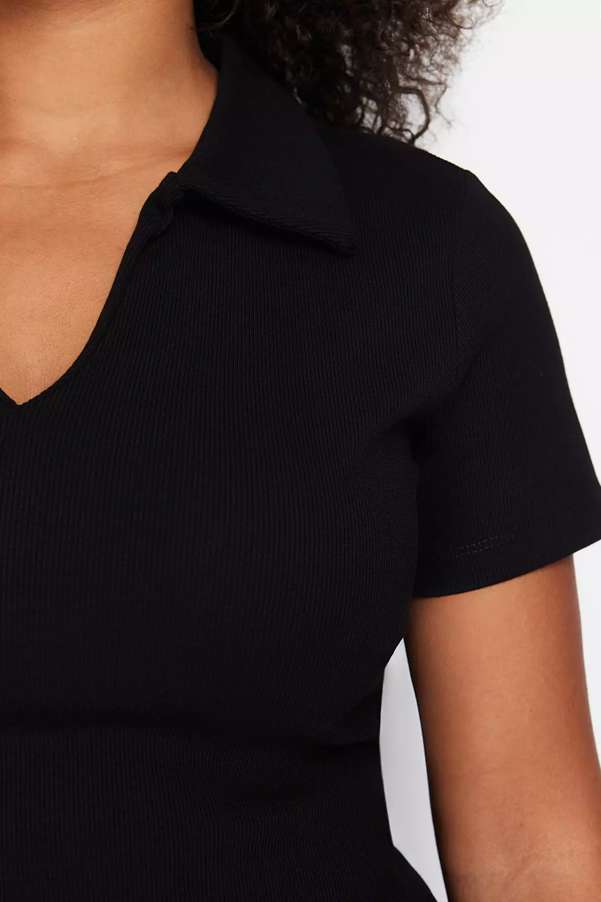 Plus Size Polo Neck Dress