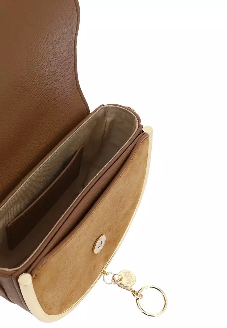 Mara Evening Crossbody Bag in Caramelo