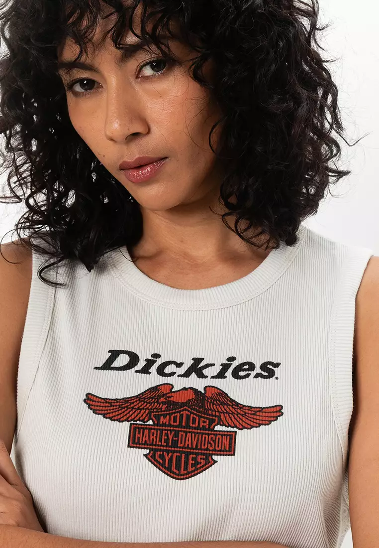 Dickies x H-D® Racerback Cropped Eagle Tank