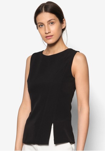 Collection Panelled Slit Detail Top
