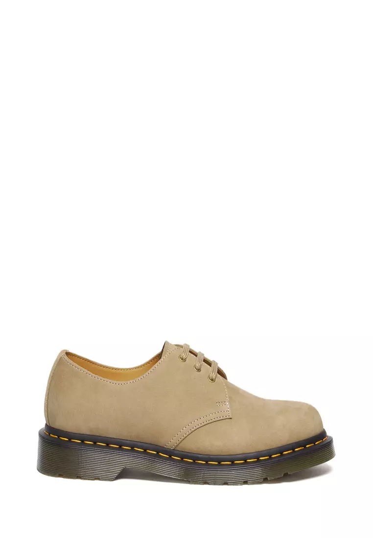 Discount on Dr. Martens  shoes - SKU: 1461 Tumbled Nubuck Leather Oxford Shoes Tan Brown Women