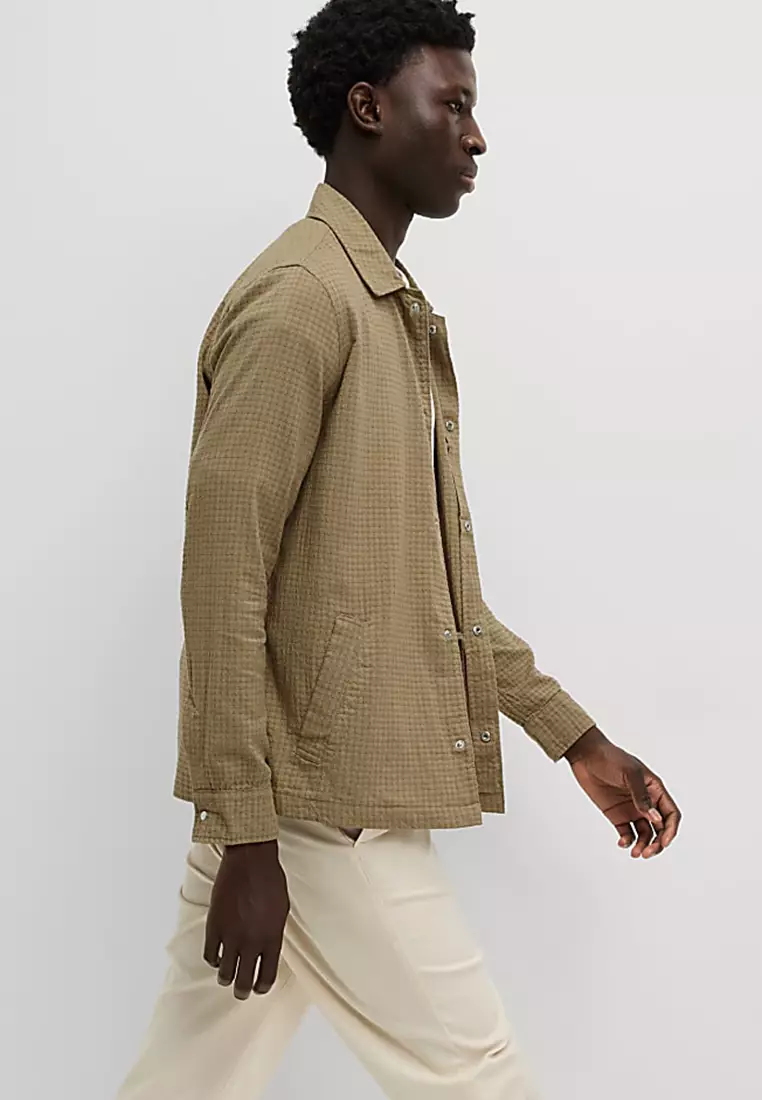 Cotton Rich Check Overshirt