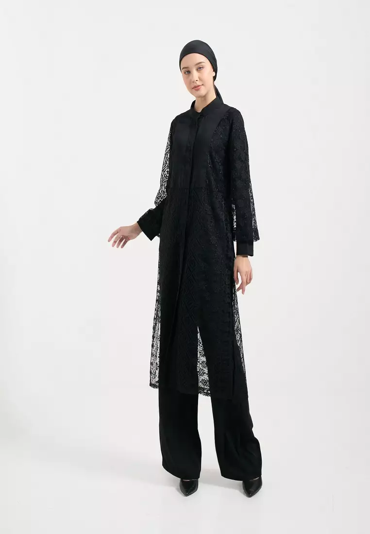 Maira Oter Brokat Black