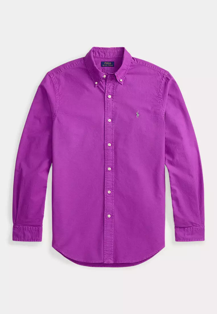 Classic Fit Garment-Dyed Oxford Shirt