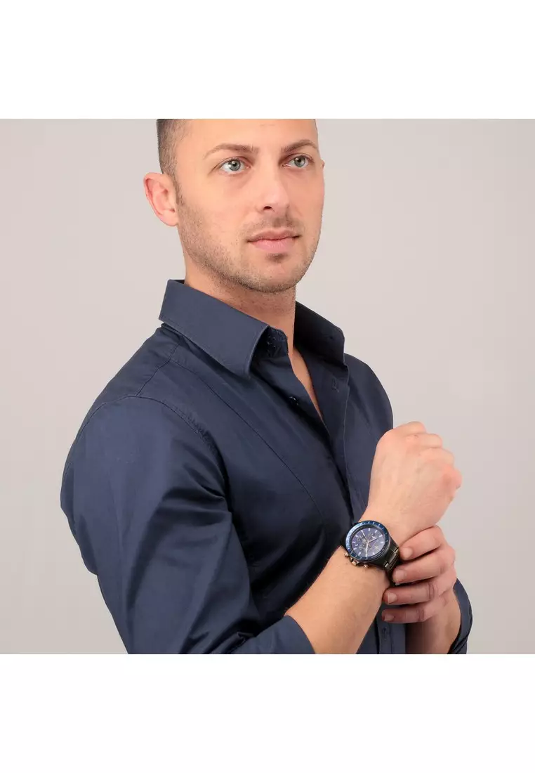 【2年保養】瑪莎拉蒂 Sfida 鋼款 計時腕錶 R8873640001