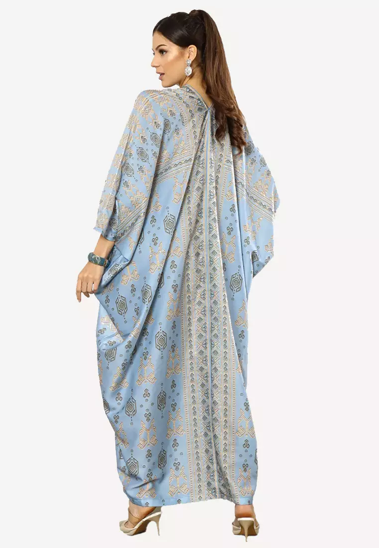 Kanzi Exclusive Long Sleeve Songket Kaftan