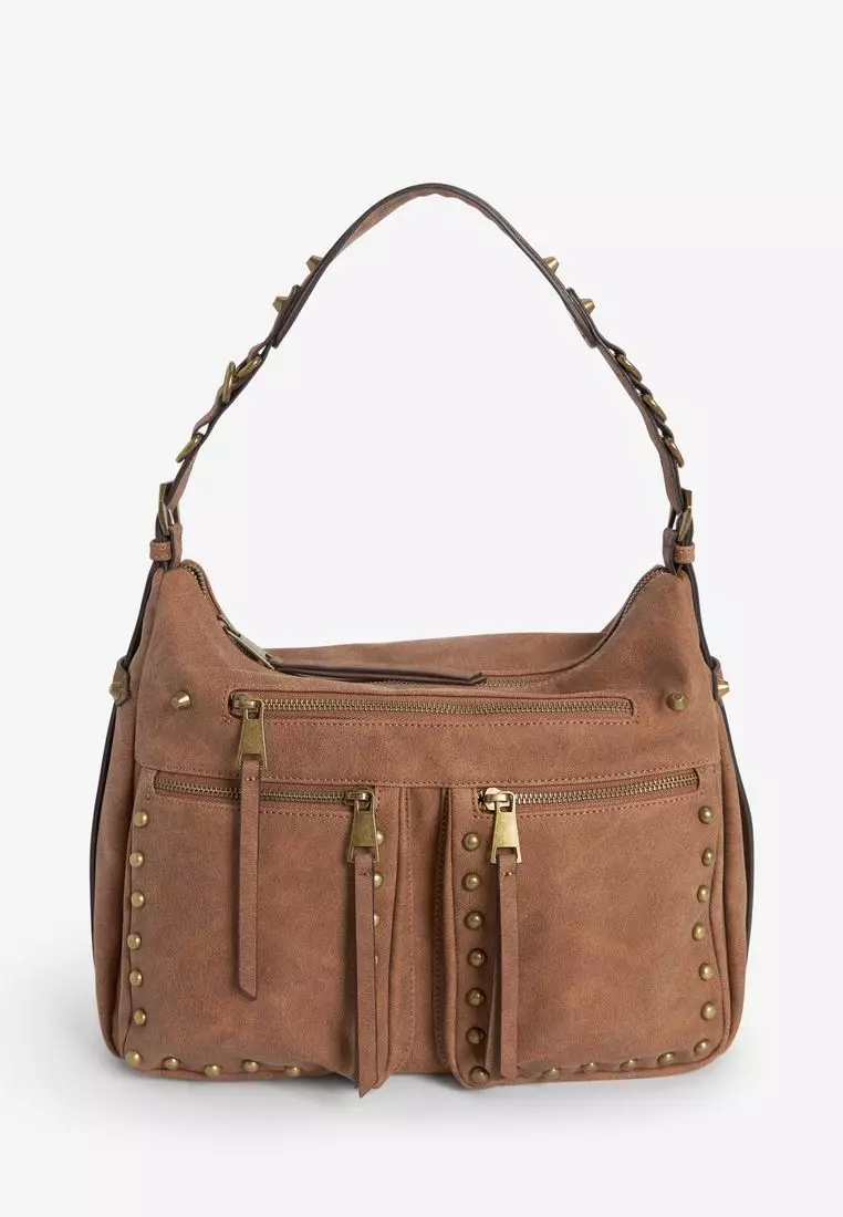 Buy NEXT Utility Stud Shoulder Bag Online ZALORA Malaysia