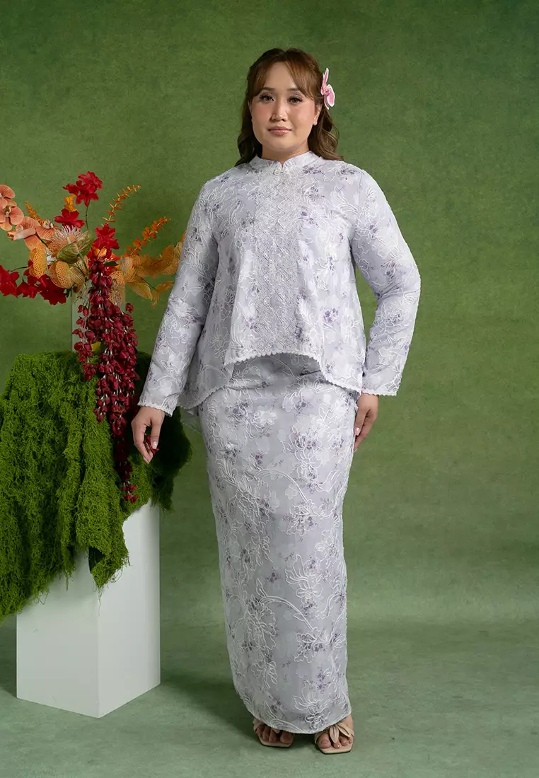 Lena Plus Size Babydoll Kurung Set