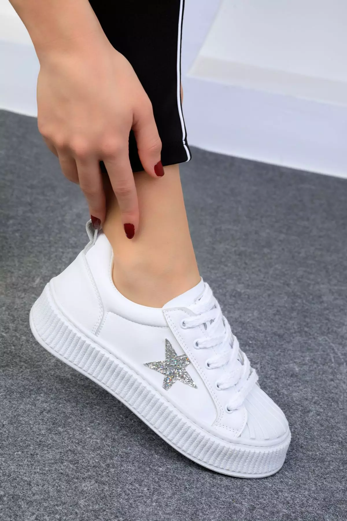 Glitter Star Sneakers