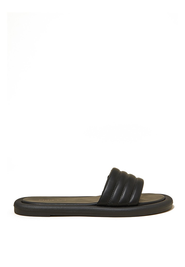 Paige Padded Single Vamp Slide Sandals