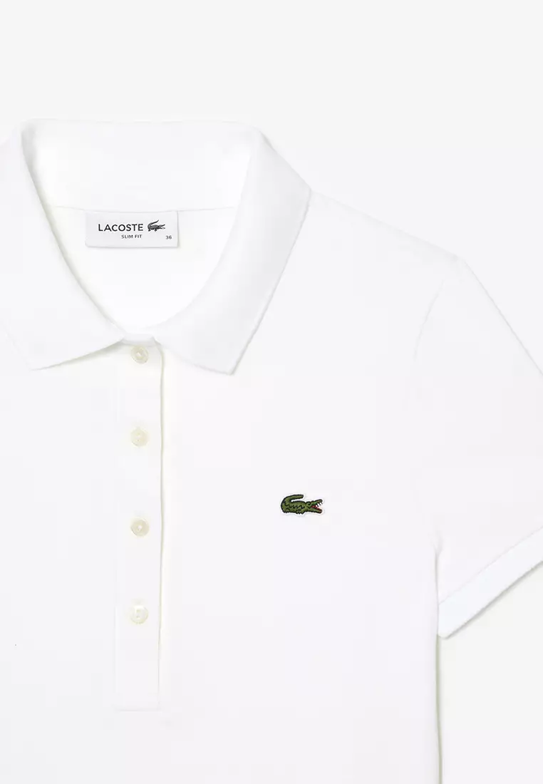 Slim Fit Stretch Cotton Jersey Polo Shirt