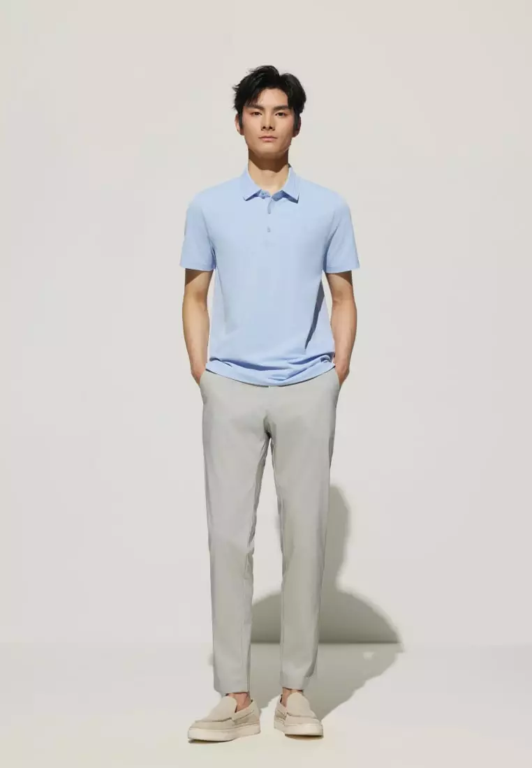 G2000 Super Light Mercerized Cotton Pique Smart Fit Short Sleeve Polo Tee with Logo