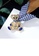 Glamorousky blue Simple and Cute Plated Gold Bear Blue Ribbon Brooch with Cubic Zirconia 36A03AC5355420GS_3