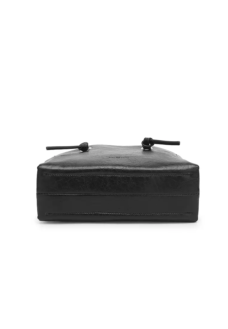 Women's Top Handle Bag / Sling Bag / Crossbody Bag - Black