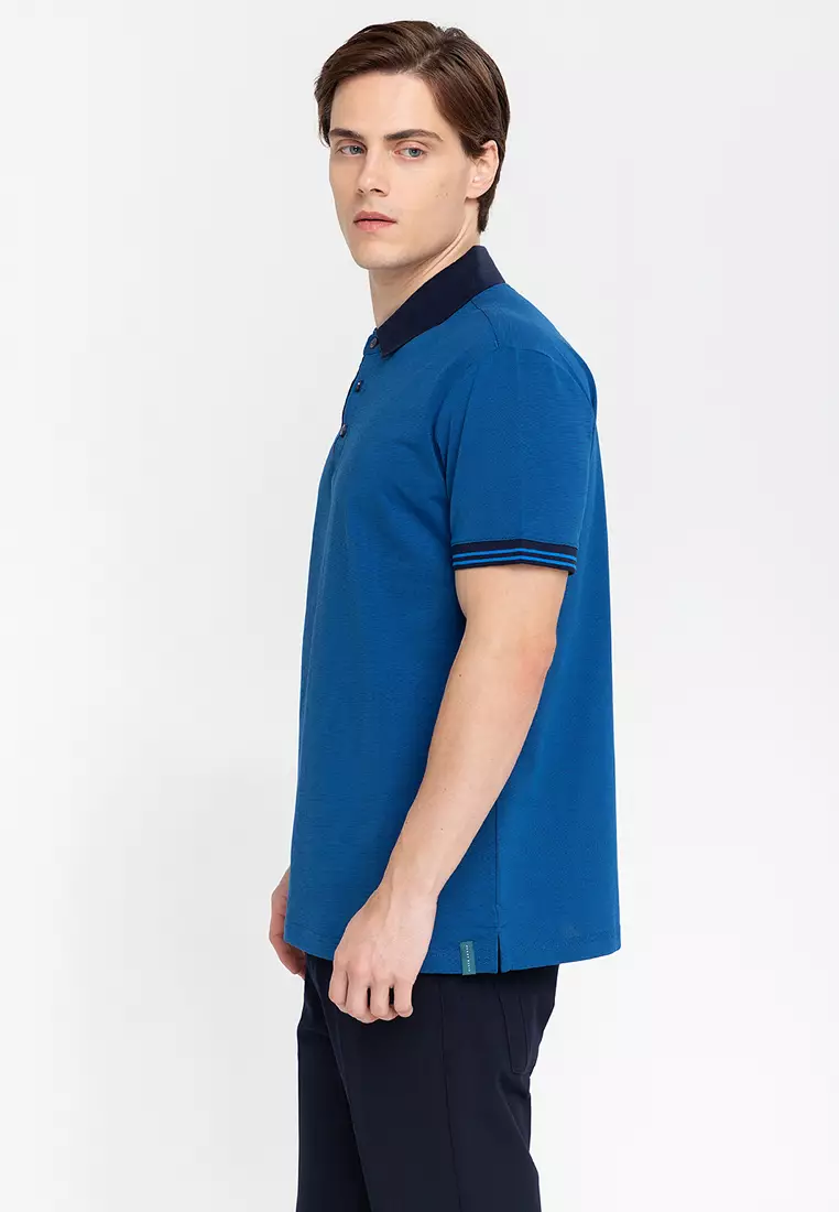 Cvc End on end 3 Button Polo Shirt