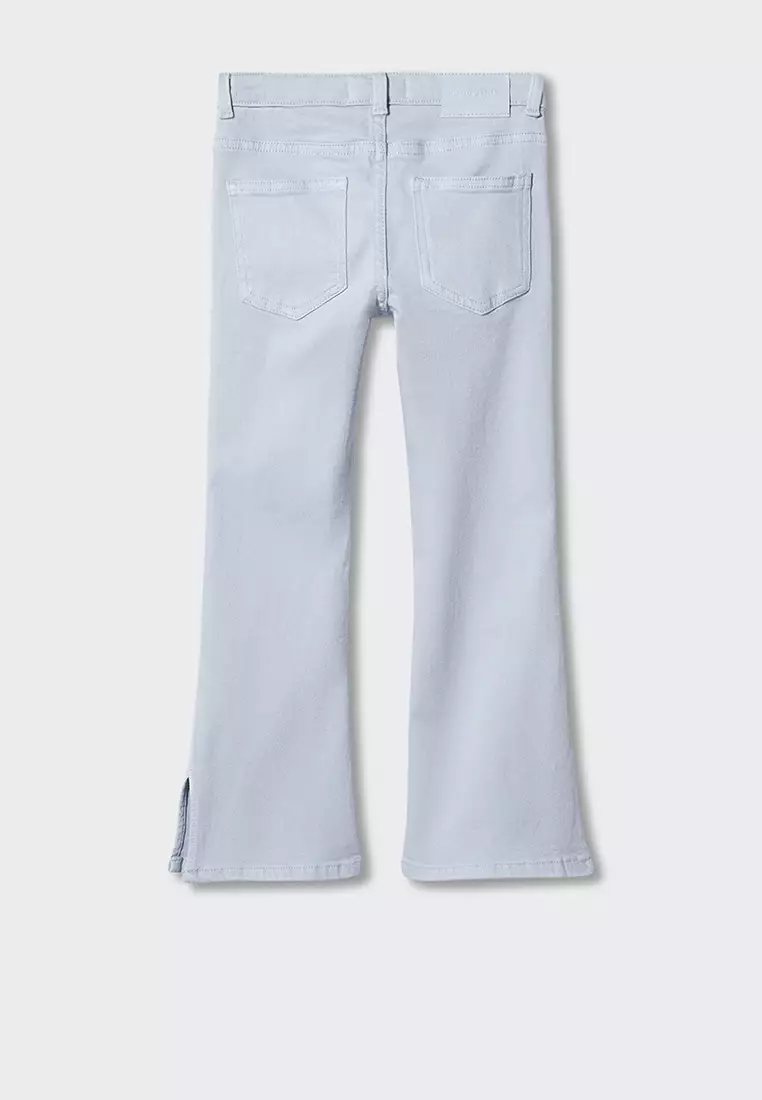 Buy MANGO KIDS Flared Jeans With Opening 2025 Online ZALORA