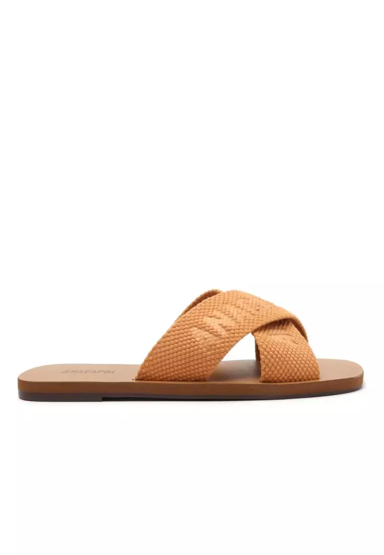 Discount on Anacapri  shoes - SKU: Logo Slide Honey