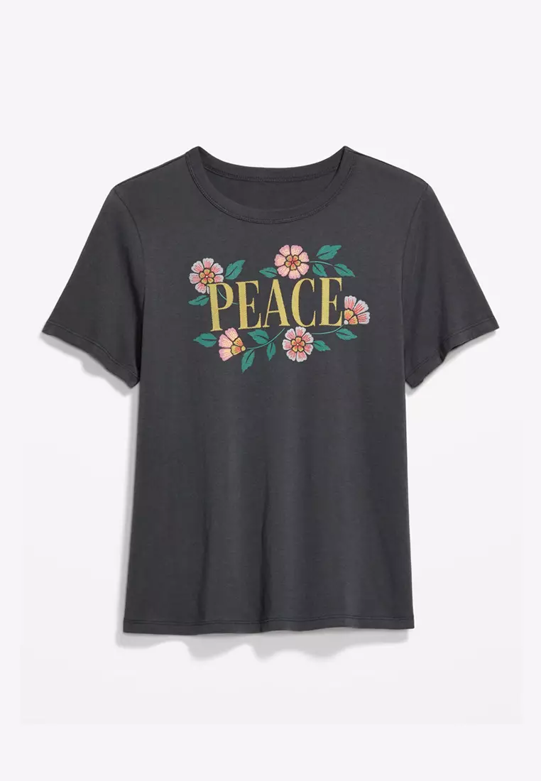 EveryWear Crew-Neck Graphic T-Shirt