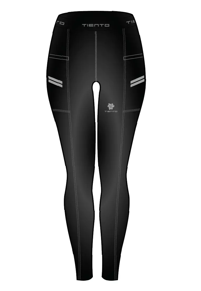 Tiento Celana Lari Wanita Legging Running Leging Panjang Motion Women