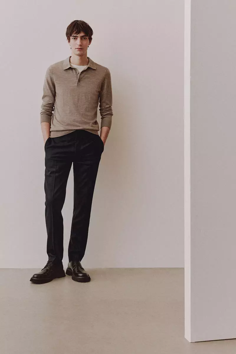 Slim Fit Wool-blend trousers