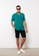 LC WAIKIKI green Regular Fit Short Sleeve Poplin Men's Shirt B9E98AA627021FGS_3