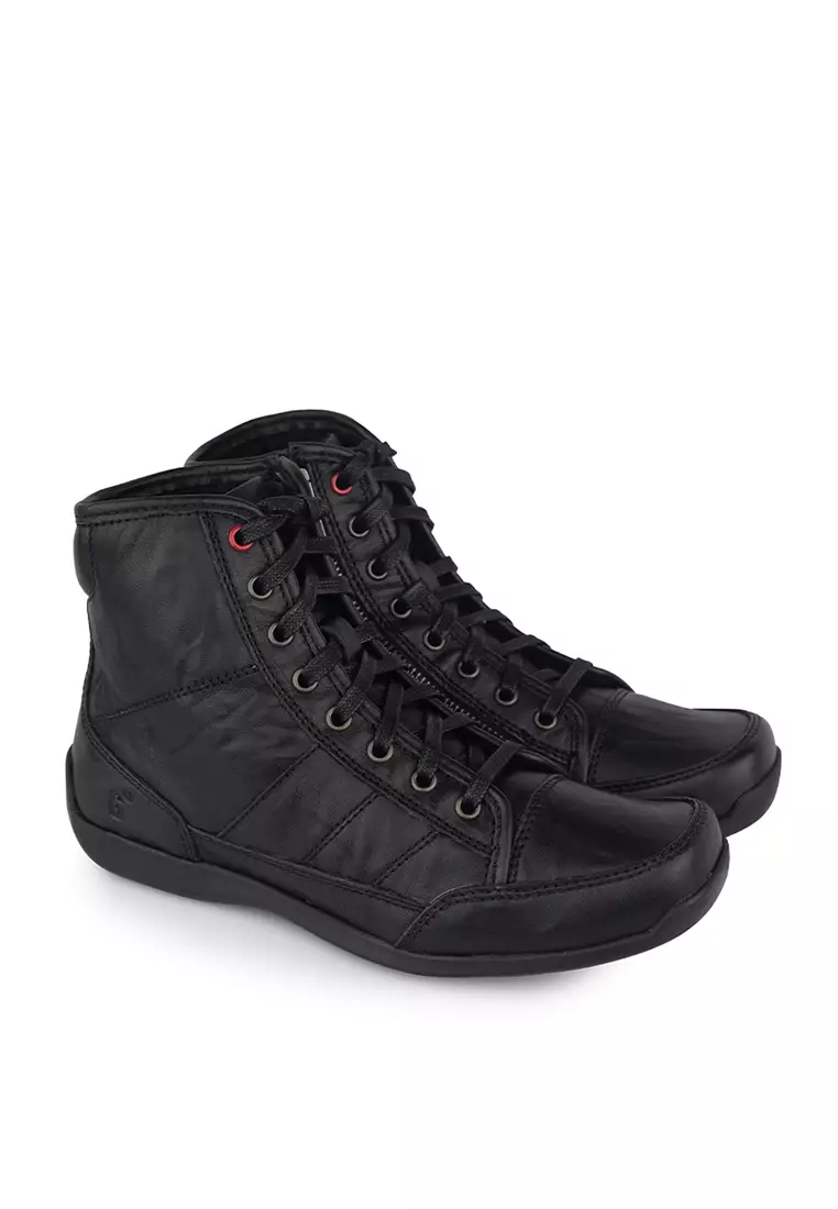 Sepatu Wanita Boots Casual Gino Mariani Elario 17 Hitam