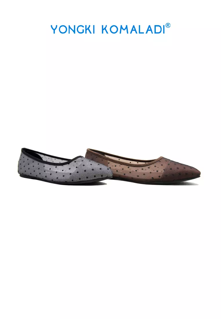 [ ORIGINAL ] YONGKI KOMALADI FLATSHOES OL-BY8663-24 HITAM