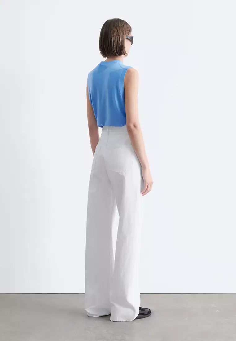 桶形褲腳牛仔褲