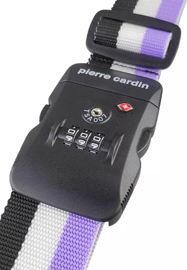 Pierre Cardin Strap Koper Travel Strap to Secure Luggage Tali Pengaman Sabuk Koper TSA