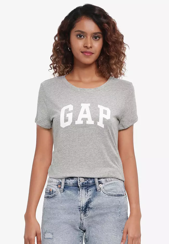 Buy GAP Logo Crew Neck T-Shirt Online | ZALORA Malaysia