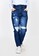 ZAHRA SIGNATURE blue Longpant Denim Baggy Destroy F427FAA638CE5DGS_4