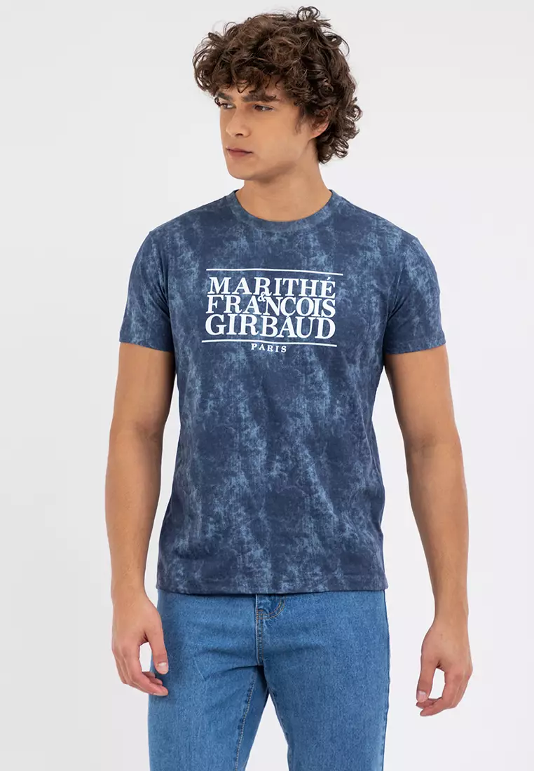 Men's OG Denim Print Logo Tee