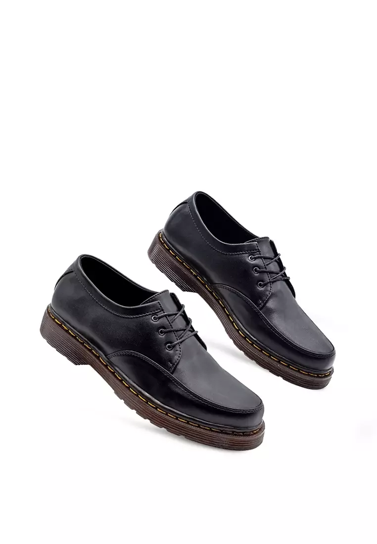 Lvnatica Razor Black Gum Dress Shoes