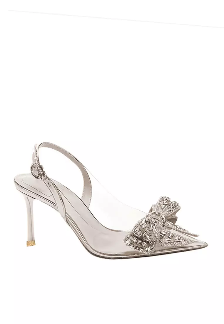 Discount on Twenty Eight Shoes  shoes - SKU: VANSA Imitation Rhinestone Bow Wedding High Heel Sandals VSW-P-99888