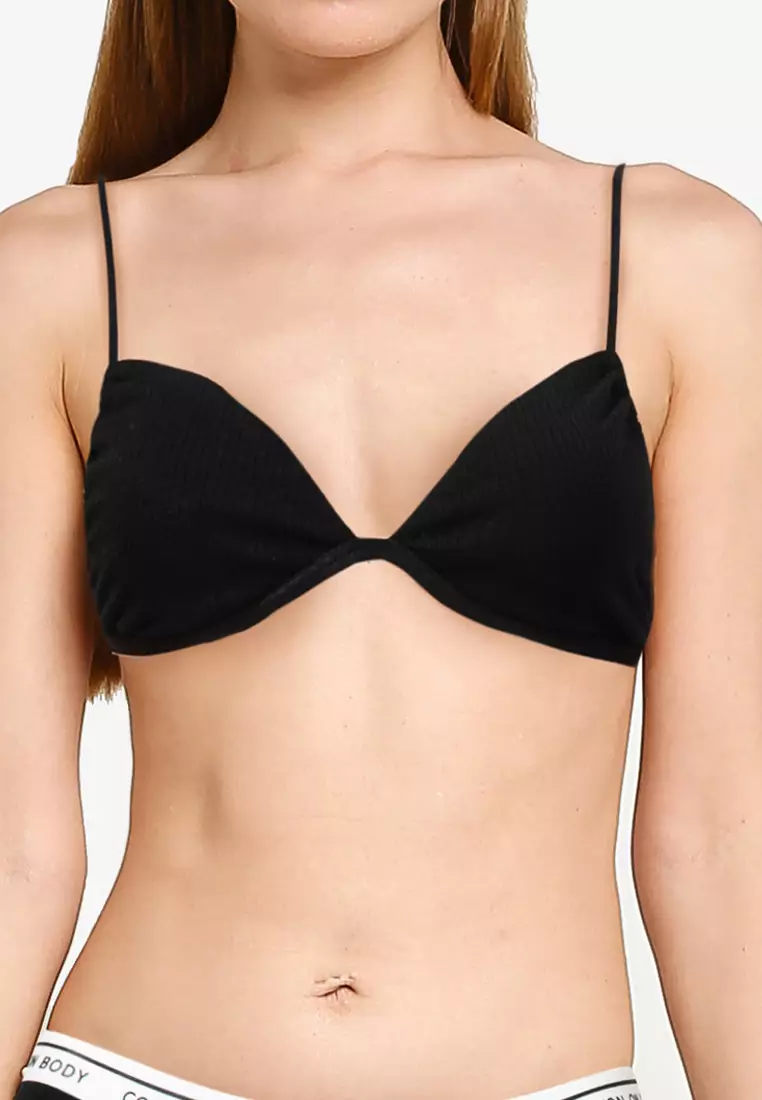 Tiny Cotton Triangle Bralette