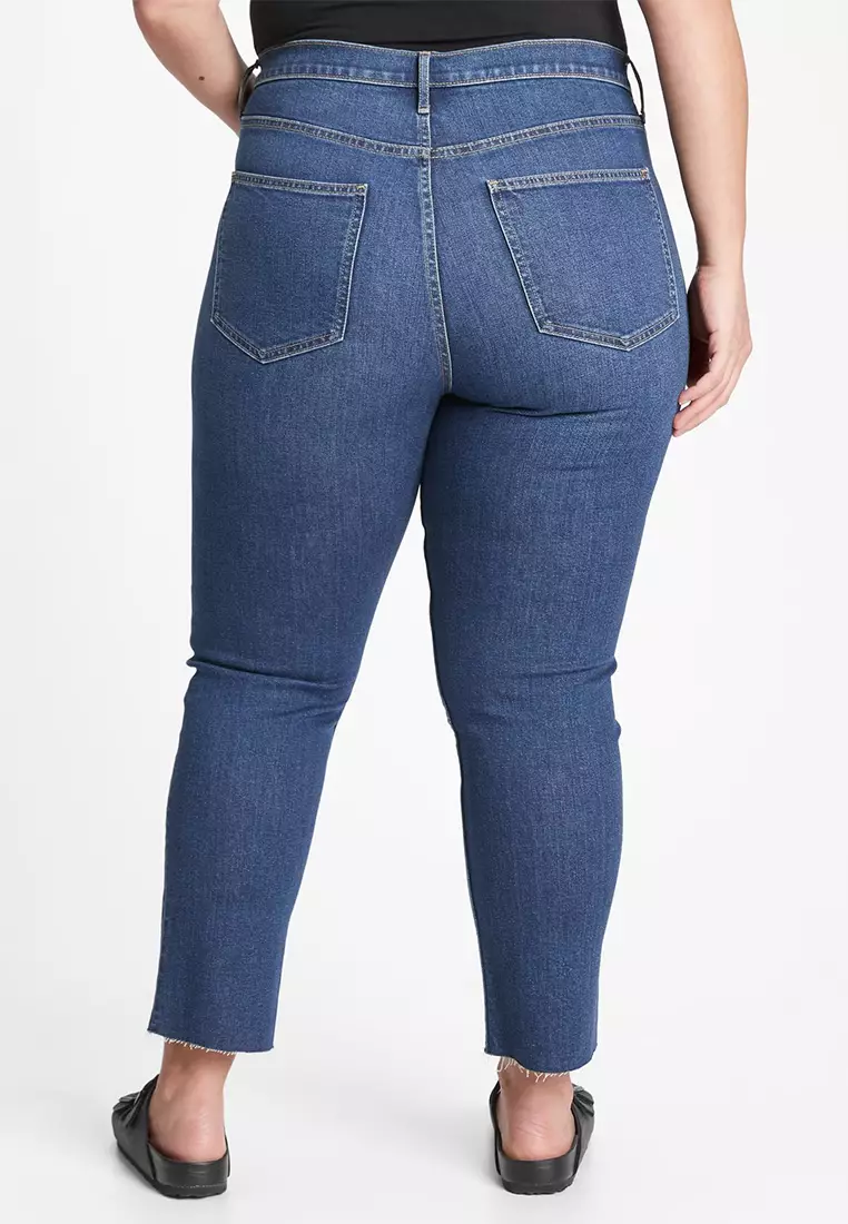 High Rise Vintage Slim Jeans