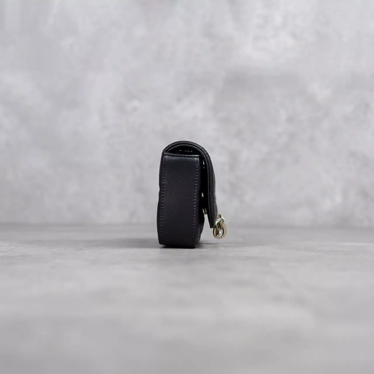 Tas CHRISTIAN DIOR TALK FLAP BLACK LEATHER LAMBSKIN CHAIN SLING BAG 100% ORIGINAL