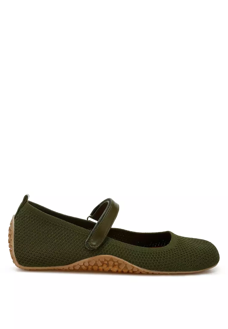 Discount on Rag & CO.  shoes - SKU: Khaki Velcro Strap Mary Jane Sandals