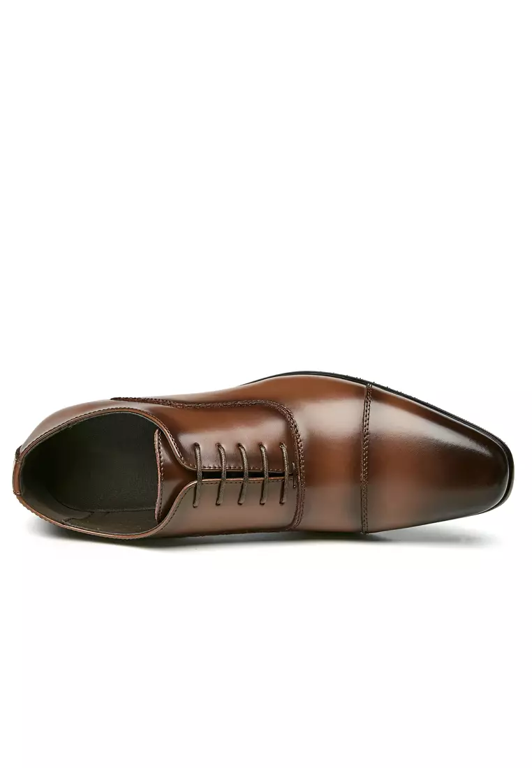 Leather Cap Toe Business Shoes KB002-1