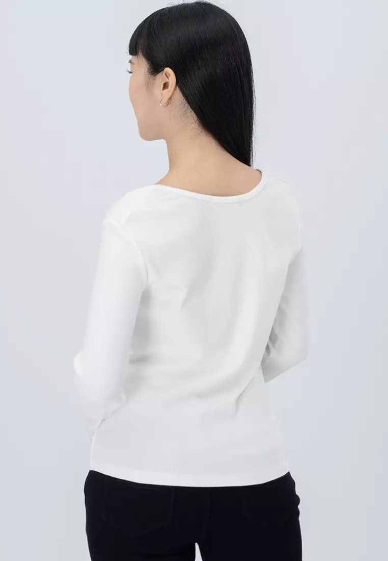 Cotton Long Sleeve Top
