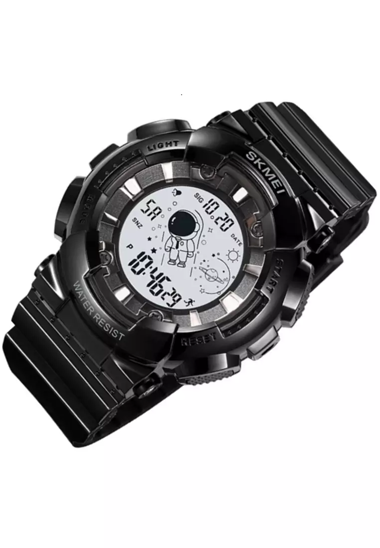 Jam Tangan Digital Pria Waterproof Many Function Strap Tali Material TPU DV53 ORIGINAL