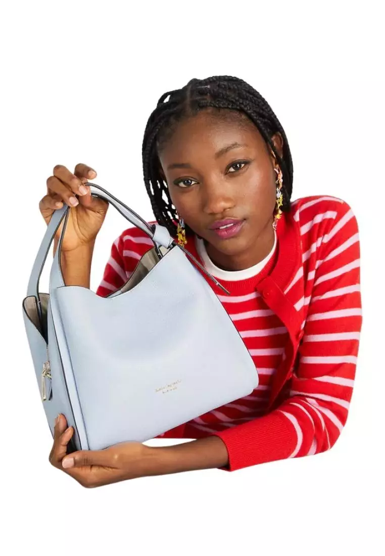 Kate Spade Knott Medium Crossbody Tote Watercolor Blue