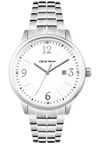 Christ Verra Fashion Women's Watch CV 2048L-11 SLV/SS White Silver Stainless Steel