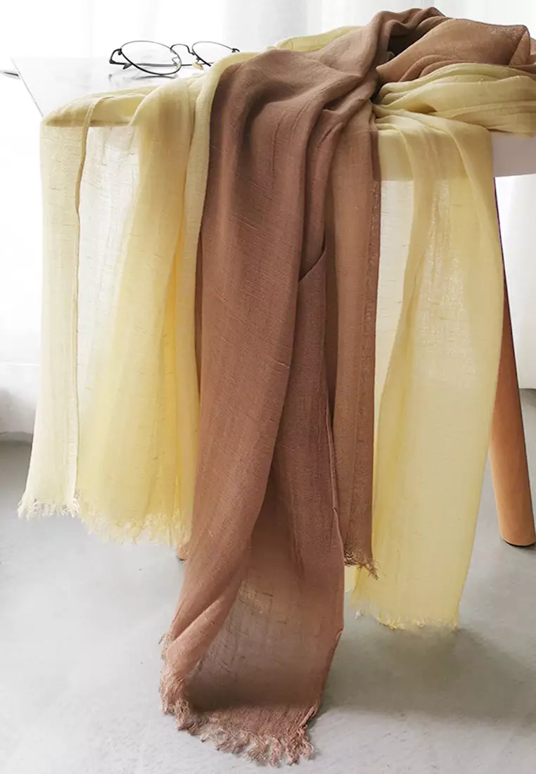 Cotton Yarn Mix Color Tie Dye Scarf JW JS-1100.a