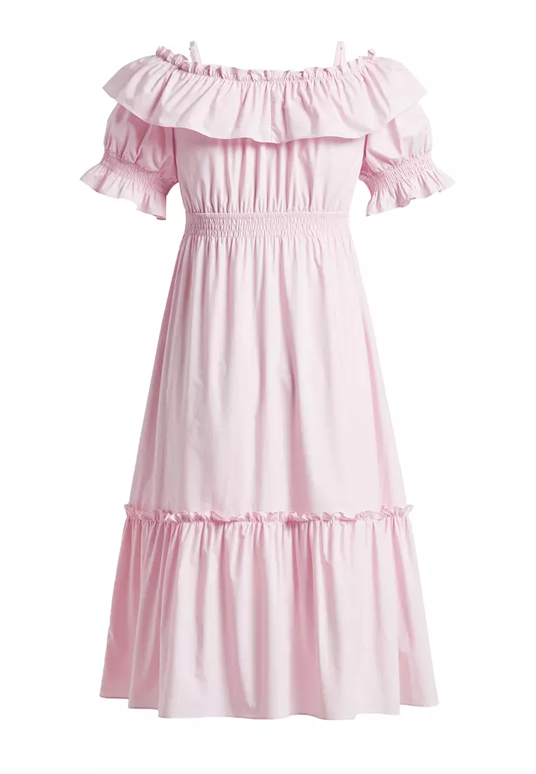 Off-The-Shoulder Bridesmaid Dress