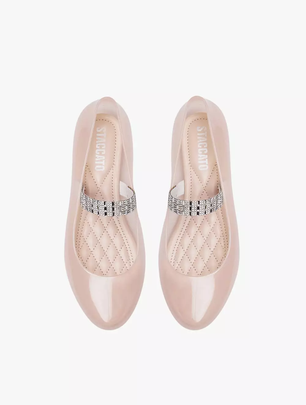 Staccato Women's GL1015PNK Jelly Flats - Pink